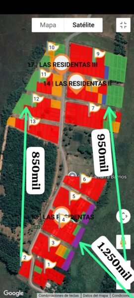 Lotes a cuotas en la entrada de Villarrica