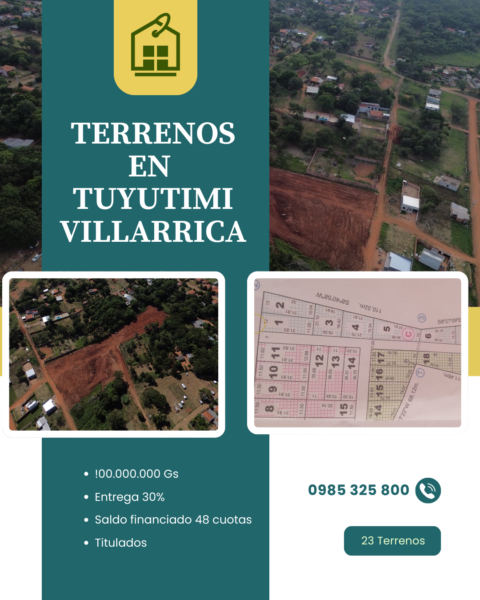 Nuevo Loteamiento Tuyutimi Villarrica